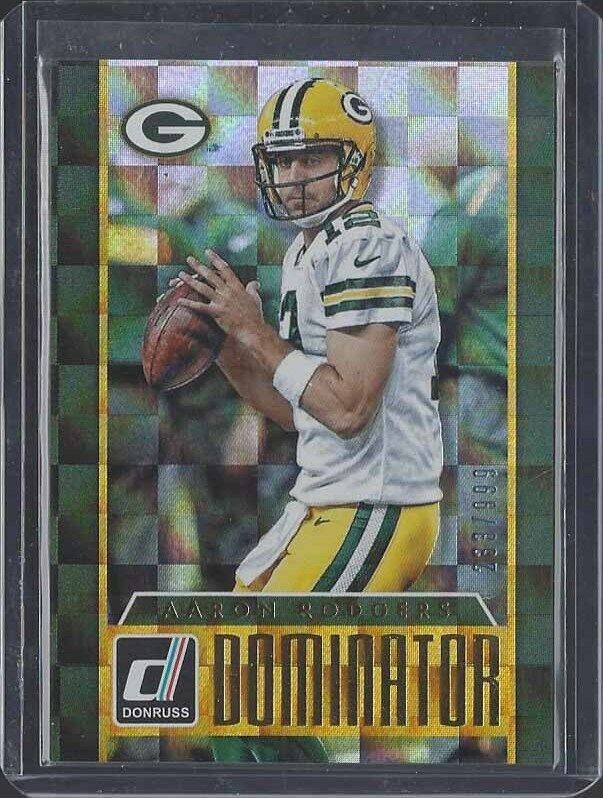 AARON RODGERS 2015 DONRUSS DOMINATOR #D 233/999