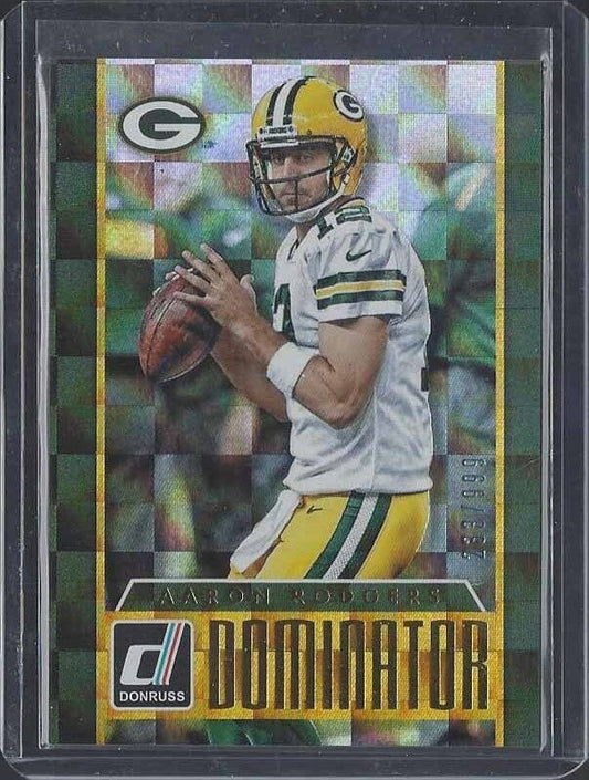 AARON RODGERS 2015 DONRUSS DOMINATOR #D 233/999