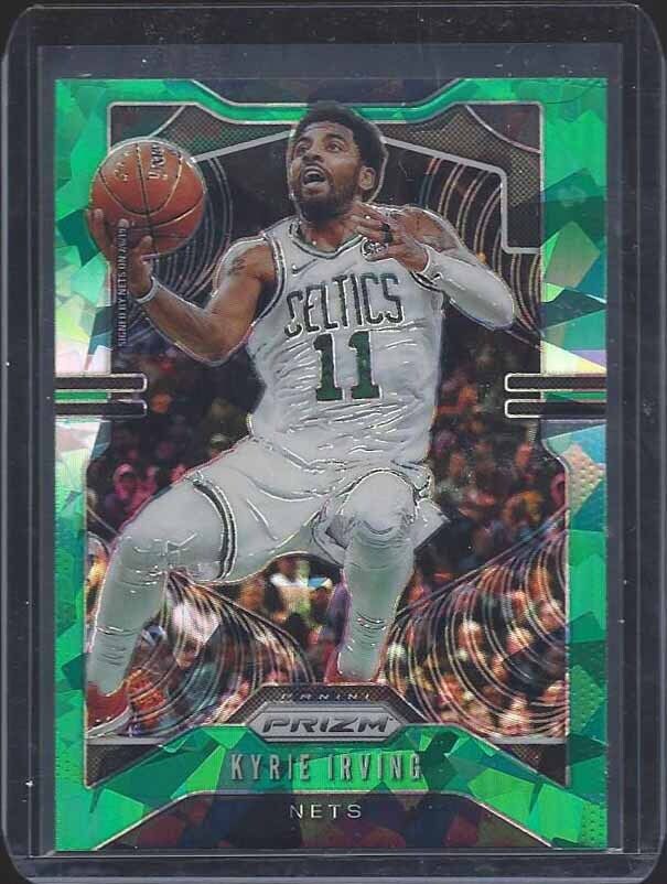 KYRIE IRVING 2019-20 PANINI PRIZM GREEN ICE SSP PRIZMS #201