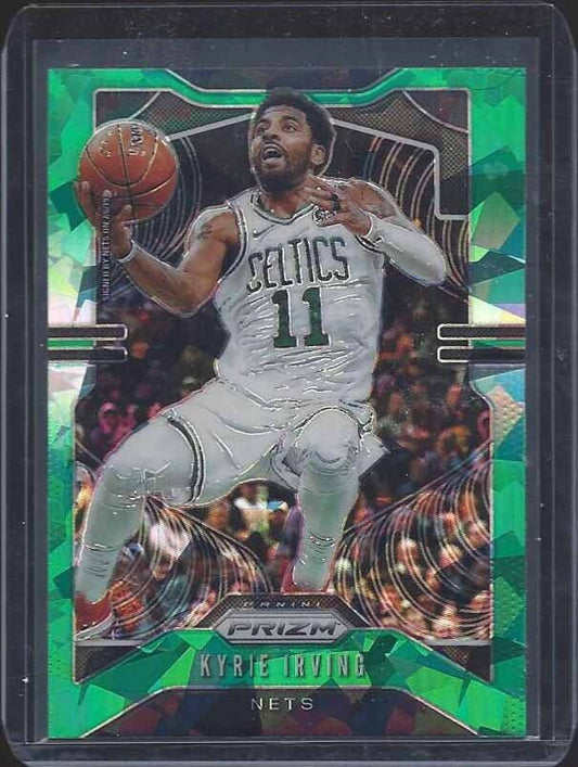 KYRIE IRVING 2019-20 PANINI PRIZM GREEN ICE SSP PRIZMS #201