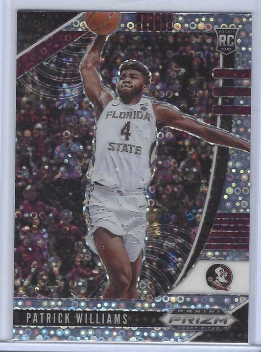 PATRICK WILLIAMS 2010-21 PANINI PRIZM DRAFT PICKS SILVER DISCO ROOKIE RC #60
