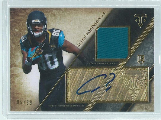 ALLEN ROBINSON 2014 TOPPS TRIPLE THREADS JERSEY AUTO RC #D /99