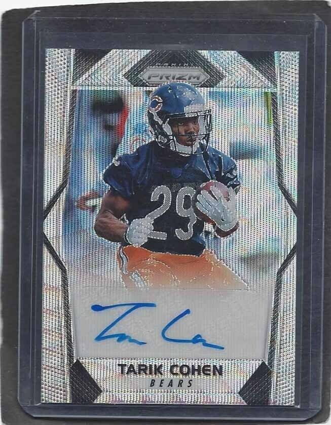 TARIK COHEN 2017 PANINI PRIZM BLUE WAVE PRIZMS ROOKIE AUTO RC #D 110/149