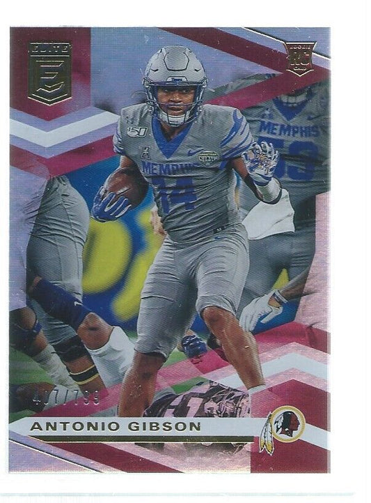 ANTONIO GIBSON 2020 PANINI ELITTRUE E ROOKIE RC #D 407/799