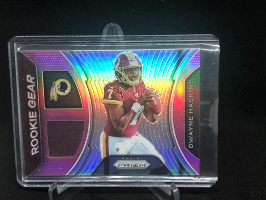 DWAYNE HASKINS 2019 PRIZM PINK PRIZM ROOKIE GEAR JERSEY RC