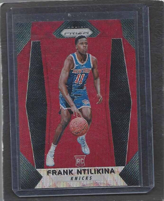 FRANK NTILIKINA 2017-18 PANINI PRIZM RUBY WAVE RED PRIZMS ROOKIE RC #275