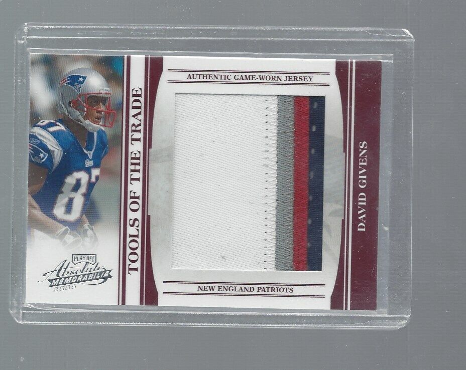 DAVID GIVENS 2006 ABSOLUTE TOOLS OF THE TRADE JUMBO JERSEY #D /18