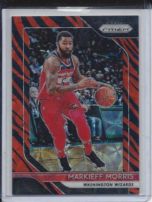 MARKIEFF MORRIS 2018-19 PANINI PRIZM TIGER STRIPE SSP PRIZMS RARE #273