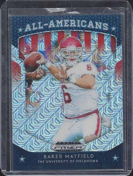 BAKER MAYFIELD 2019 PANINI PRIZM ALL AMERICANS MOJO PRIZMS #D 22/49