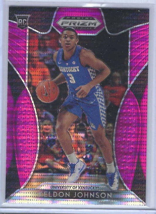 KELDON JOHNSON 2019-20 PANINI PRIZM DRAFT PICKS PINK PULSAR PRIZM ROOKIE RC #29