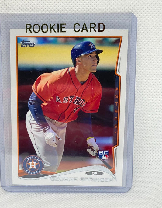 GEORGE SPRINGER 2014 TOPPS UPDATE RC #10