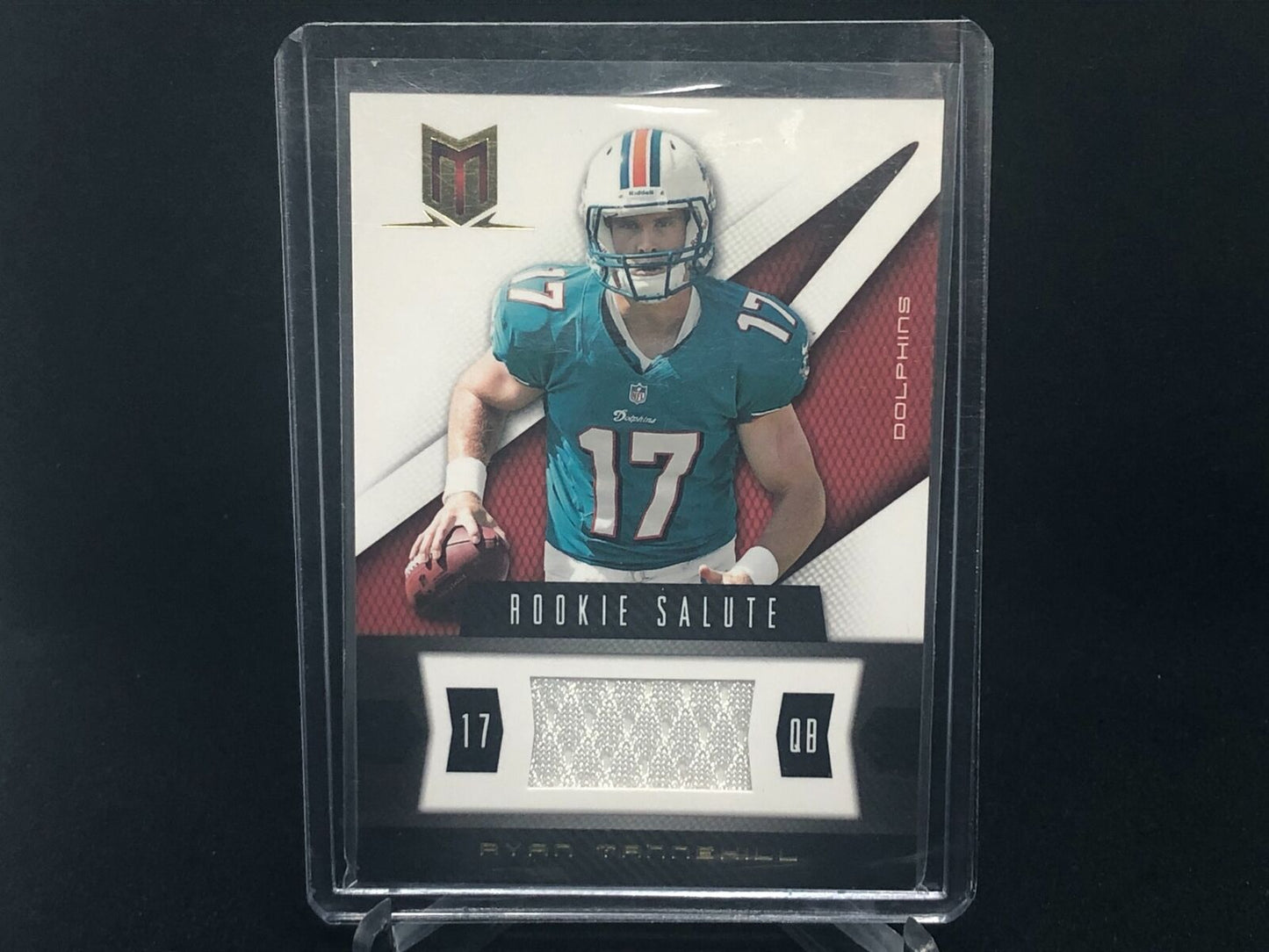 RYAN TANNEHILL 2012 MOMENTUM ROOKIE SALUTE JERSEY RELIC RC #D 144/375