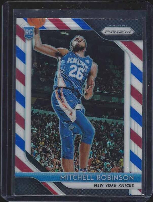 MITCHELL ROBINSON 2018-19 PANINI PRIZM RED WHITE BLUE ROOKIE PRIZMS RC #227