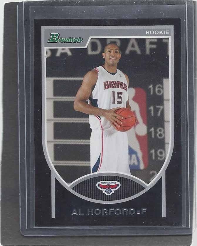 AL HORFORD 2007-08 BOWMAN BLACK BORDER ROOKIE RC #D 2917/2999