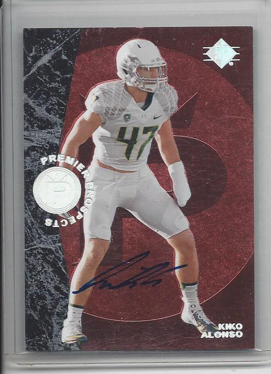 KIKO ALONSO 2013 SP 1996 STYLE PREMIER PROSPECTS RARE SHORT PRINT AUTO RC #20