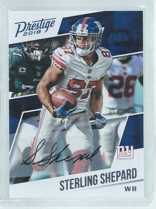 STERLING SHEPARD 2018 PANINI PRESTIGE AUTO #135