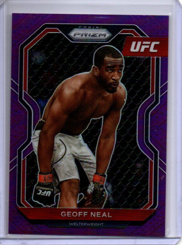 GEOFF NEAL 2021 PANINI PRIZM UFC PURPLE PRIZM #D 19/149