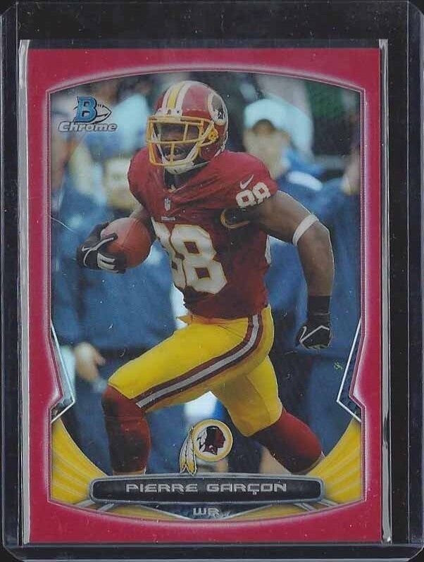 PIERRE GARCON 2014 BOWMAN CHROME RED REFRACTOR #D 9/25