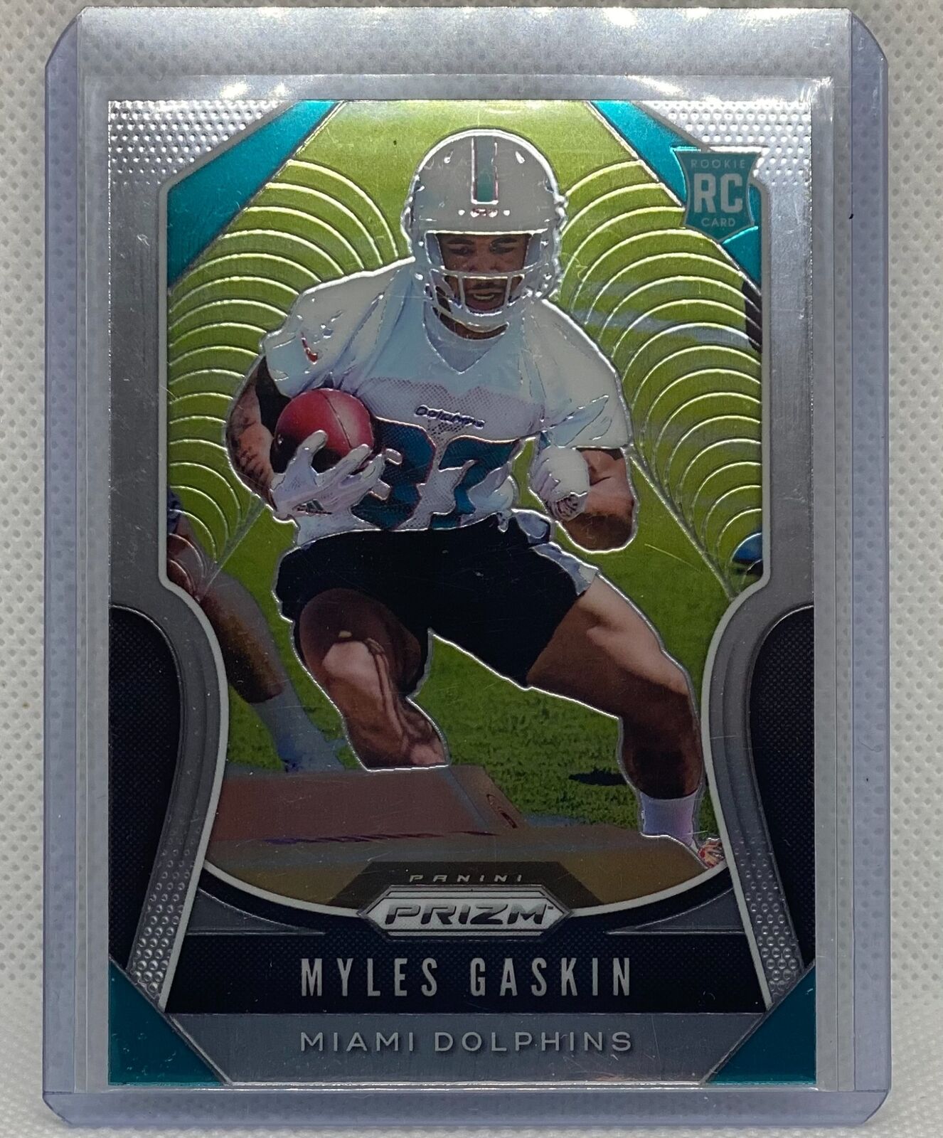 MYLES GASKIN 2019 PANINI PRIZM TRUE ROOKIE RC #334