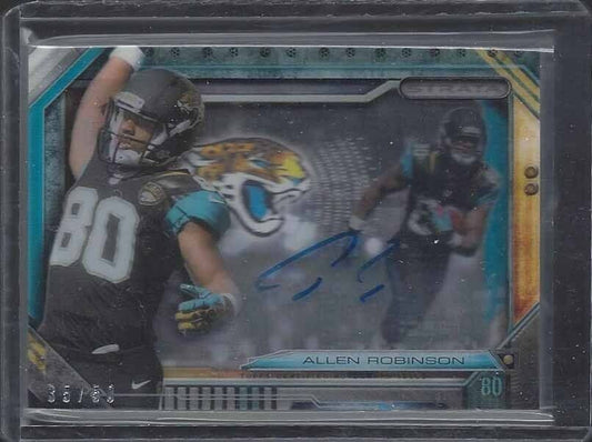 ALLEN ROBINSON 2014 TOPPS STRATA SHADOWBOX ON CARD ROOKIE AUTO RC #D 35/50