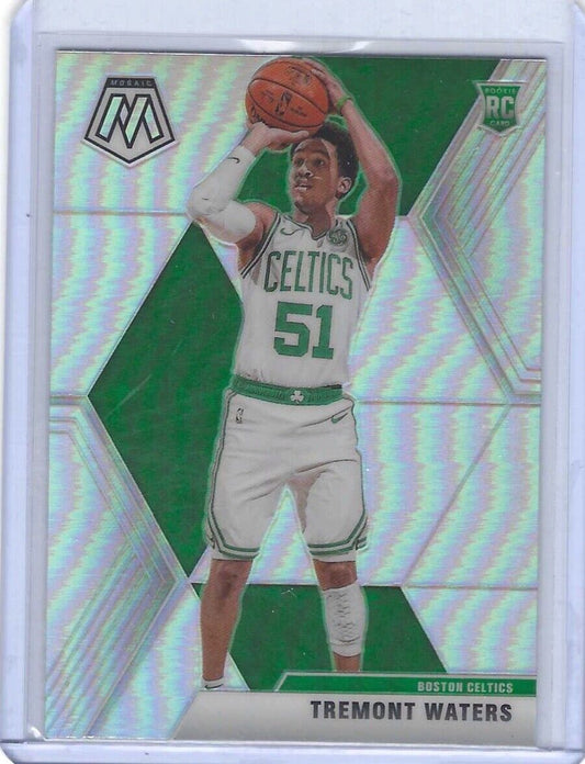 TREMONT WATERS 2019-20 PANINI MOSAIC SILVER PRIZM ROOKIE RC #214