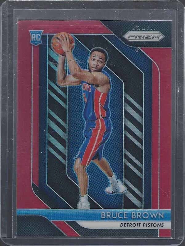 BRUCE BROWN 2018-19 PANINI PRIZM RED ROOKIE PRIZMS RC #D 183/299