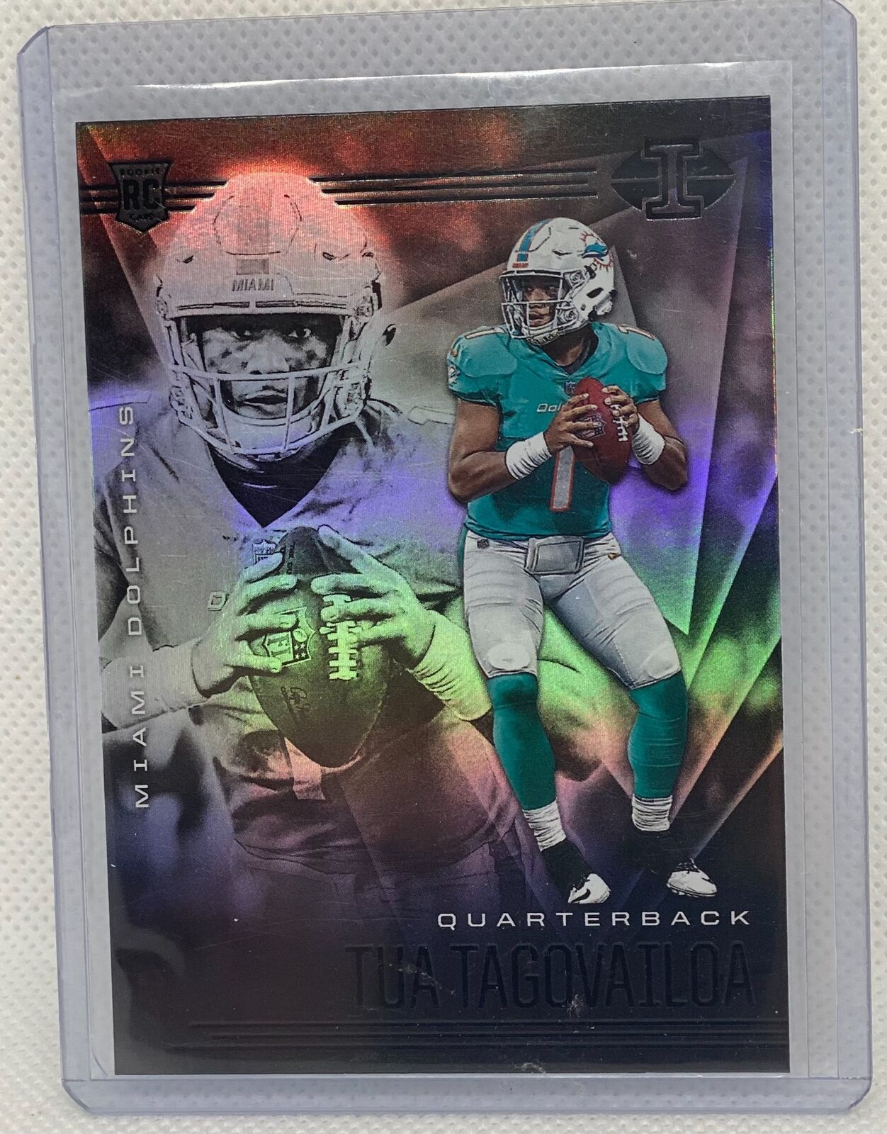 TUA TAGOVAILOA 2020 PANINI ILLUSIONS TRUE ROOKIE RC #6