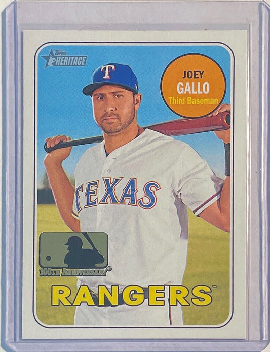 JOEY GALLO 2018 TOPPS HERITAGE 100TH ANNIVERSARY SSP /50 #48