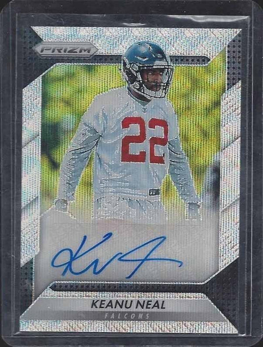 KEANU NEAL 2016 PANINI PRIZM BLUE WAVE PRIZMS ROOKIE AUTO RC #D /149