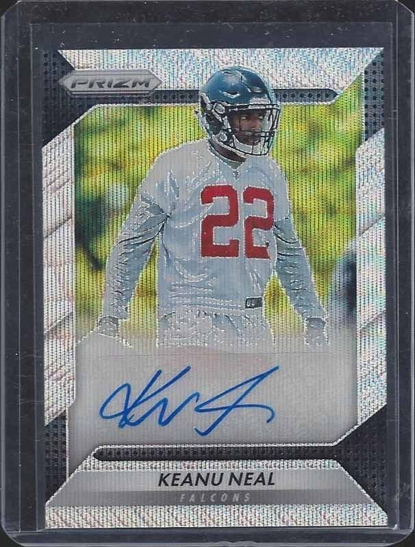 KEANU NEAL 2016 PANINI PRIZM BLUE WAVE PRIZMS ROOKIE AUTO RC #D /149