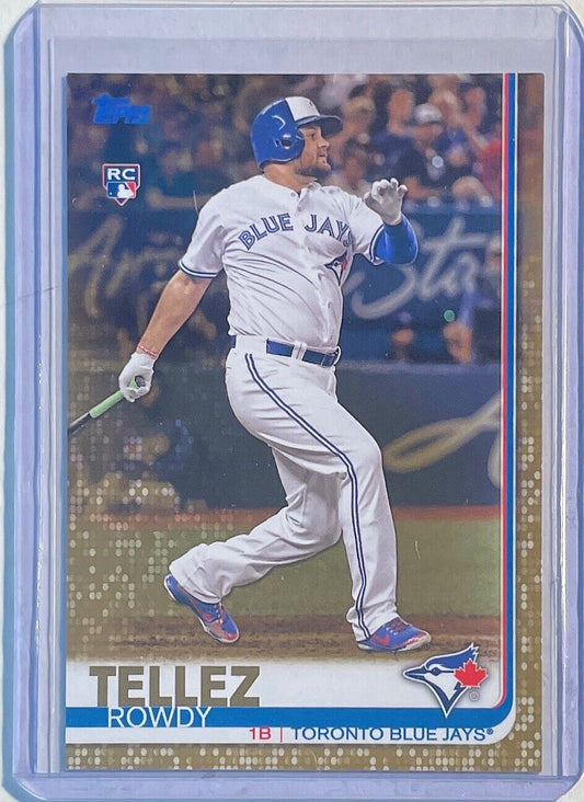 ROWDY TELLEZ 2019 TOPPS SERIES 2 GOLD ROOKIE RC #D 1760/2019