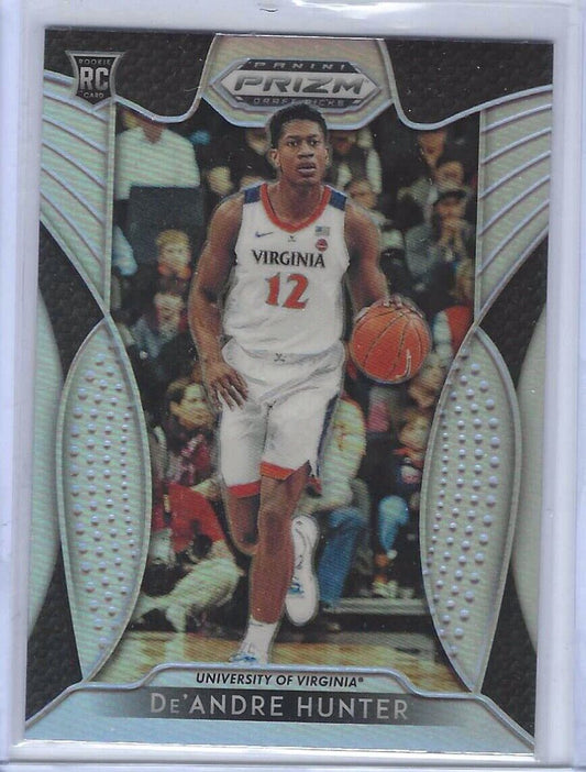 DE'ANDRE HUNTER 2019-20 PANINI PRIZM DRAFT PICKS SILVER PRIZM ROOKIE RC #67