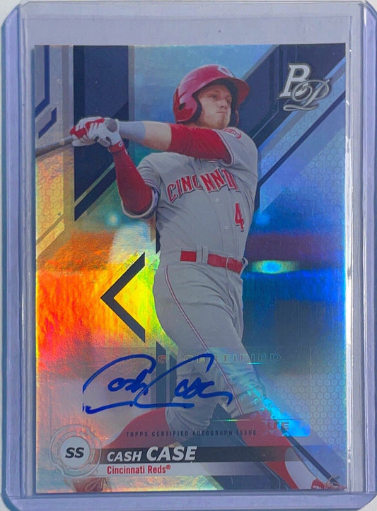 CASH CASE 2019 BOWMAN PLATINUM PROSPECT AUTO #TOP-47