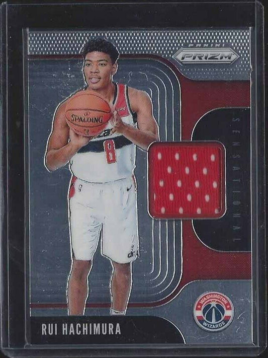 RUI HACHIMURA 2019-20 PANINI PRIZM SENSATIONAL ROOKIE JERSEY RC