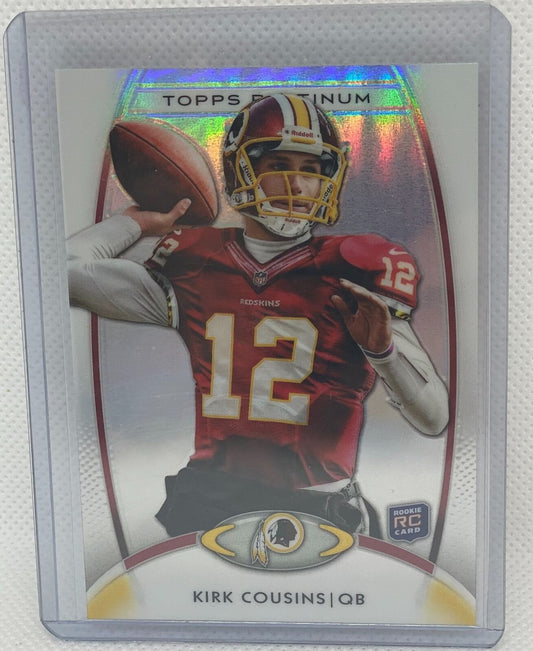 KIRK COUSINS 2012 TOPPS PLATINUM TRUE ROOKIE RC #104