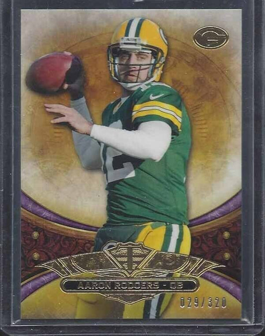 AARON RODGERS 2013 TOPPS TRIPLE THREADS BASE #D 29/320