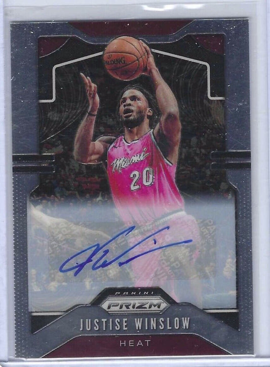 JUSTISE WINSLOW 2019-20 PANINI PRIZM AUTO #230