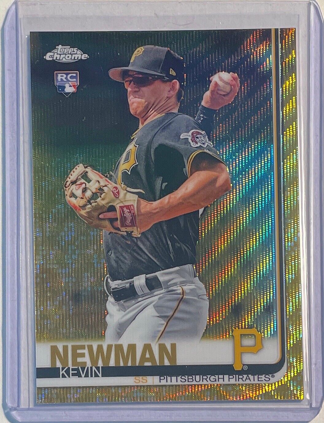 KEVIN NEWMAN 2019 TOPPS CHROME GOLD WAVE REFRACTOR ROOKIE RC #D 48/50