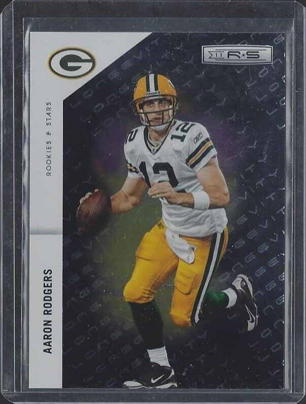 AARON RODGERS 2011 ROOKIES & STARS LONGEVITY BLACK #D 93/249
