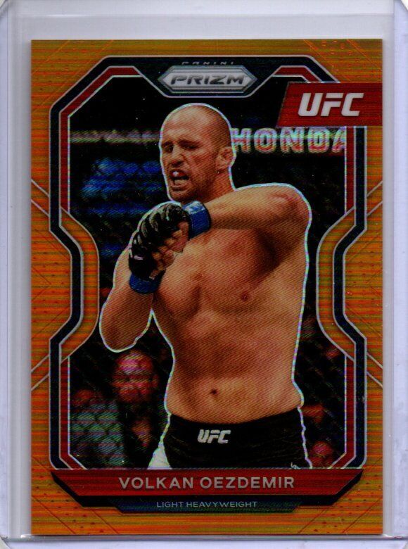 VOLKAN OEZDEMIR 2021 PANINI PRIZM UFC ORANGE PRIZM #D 12/99