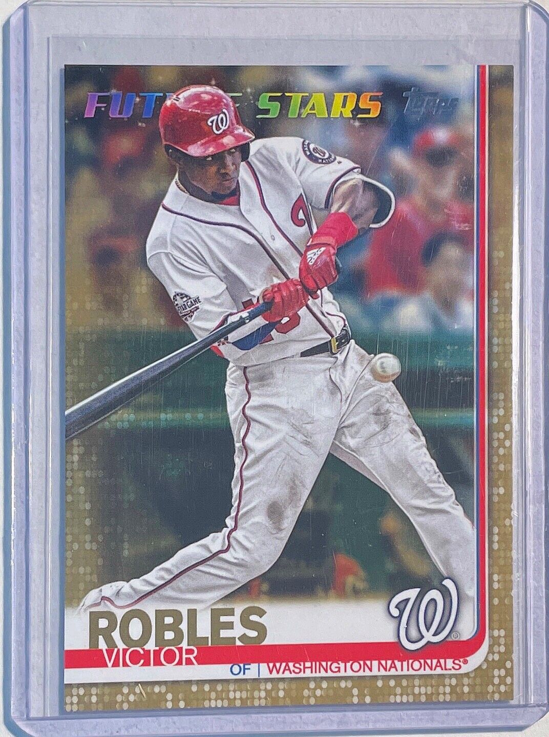 VICTOR ROBLES 2019 TOPPS SERIES TWO FUTURE STARS GOLD #D 1197/2019