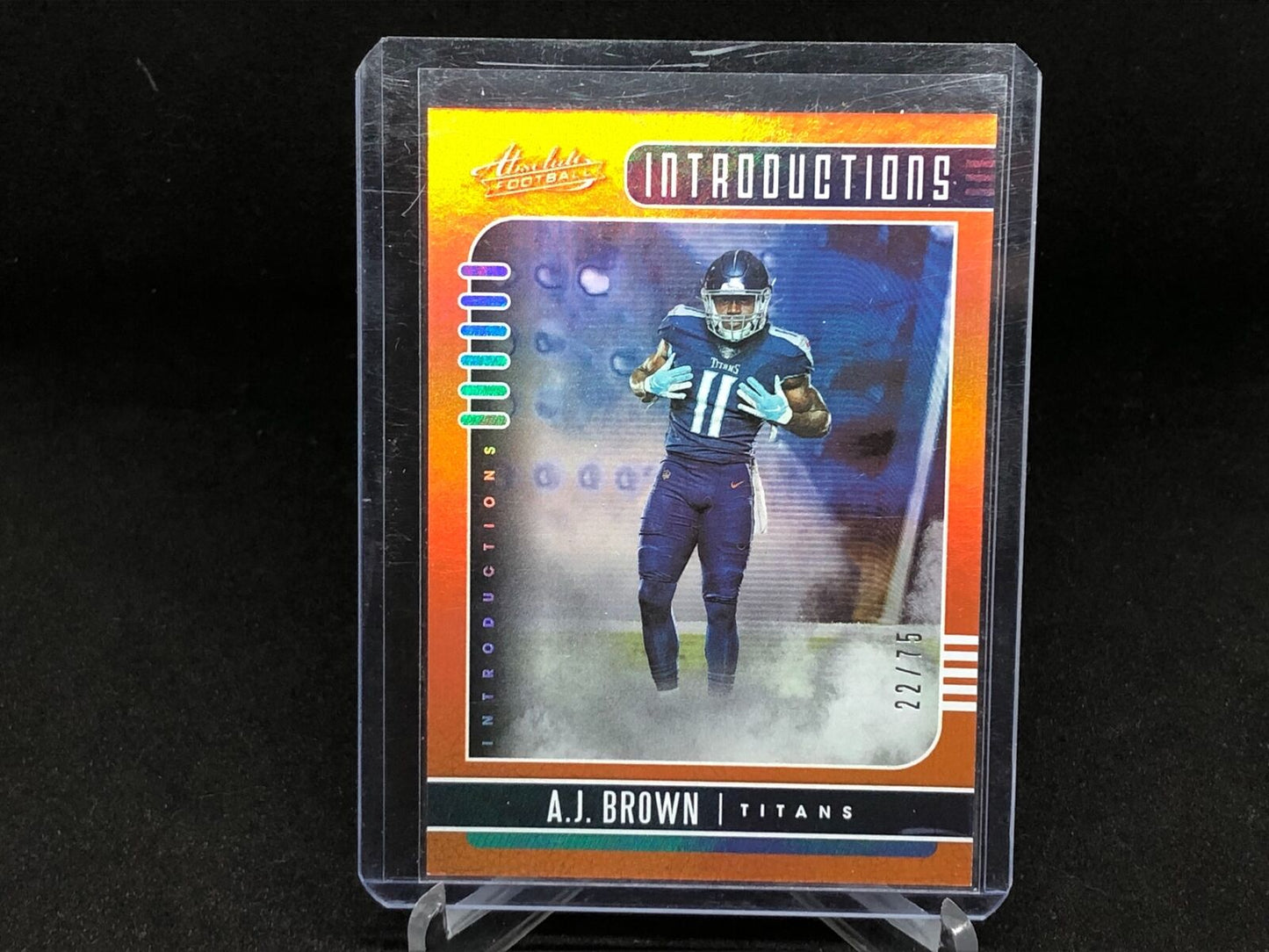 AJ BROWN 2019 ABSOLUTE INTRODUCTIONS ORANGE RC #D 22/75