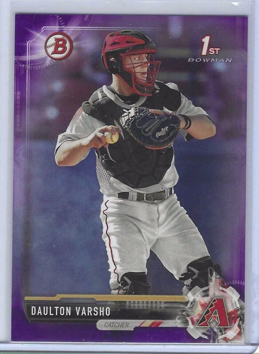 DAULTON VARSHO 2017 BOWMAN PURPLE 1ST PROSPECT #d 135/250