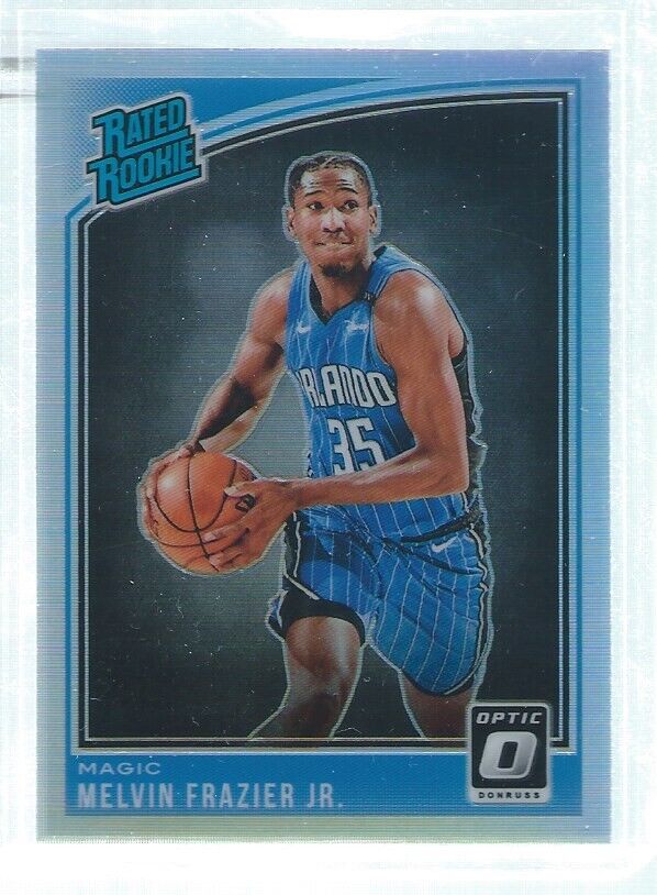 MELVIN FRAZIER JR. 2018-19 PANINI DONRUSS OPTIC SILVER HOLO PRIZMS RC #153