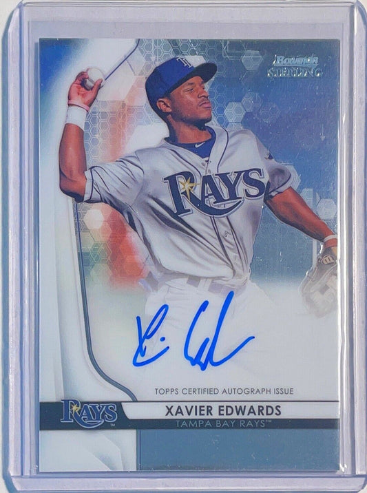XAVIER EDWARDS 2020 BOWMAN STERLING PROSPECT ON CARD AUTO #BSPA-XE