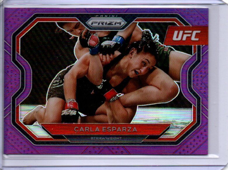 CARLA ESPARZA 2021 PANINI PRIZM UFC PURPLE PRIZM #D 79/149
