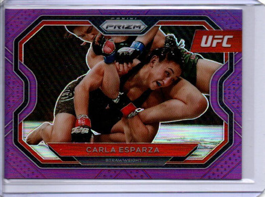 CARLA ESPARZA 2021 PANINI PRIZM UFC PURPLE PRIZM #D 79/149
