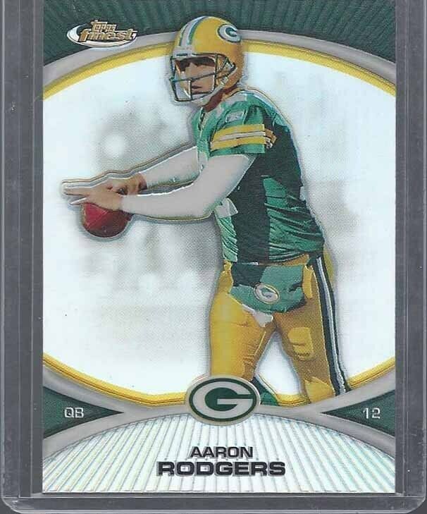 AARON RODGERS 2010 TOPPS FINEST PACKERS REFRACTOR #56