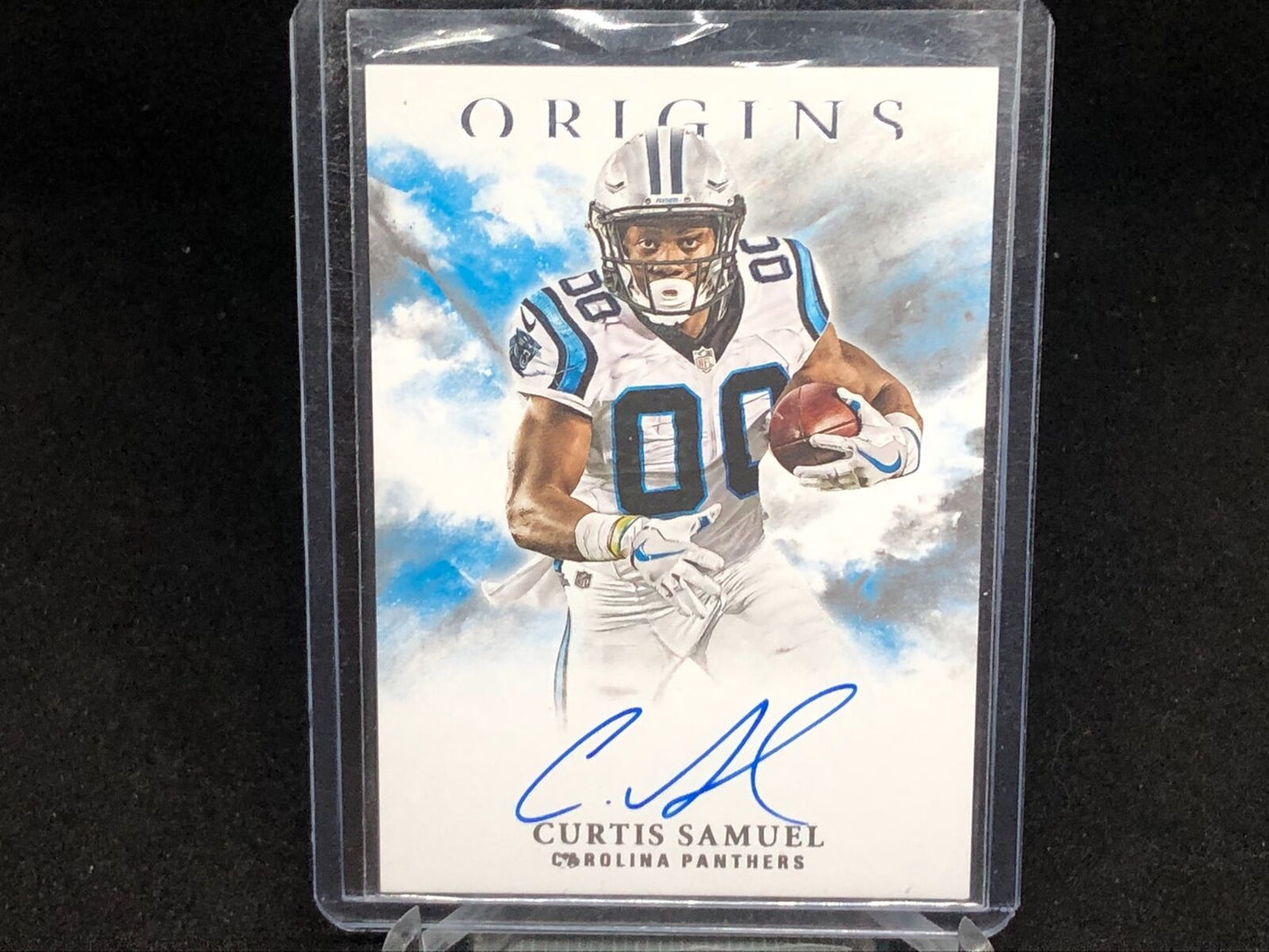 CURTIS SAMUEL 2017 PANINI ORIGINS ON CARD AUTO RC
