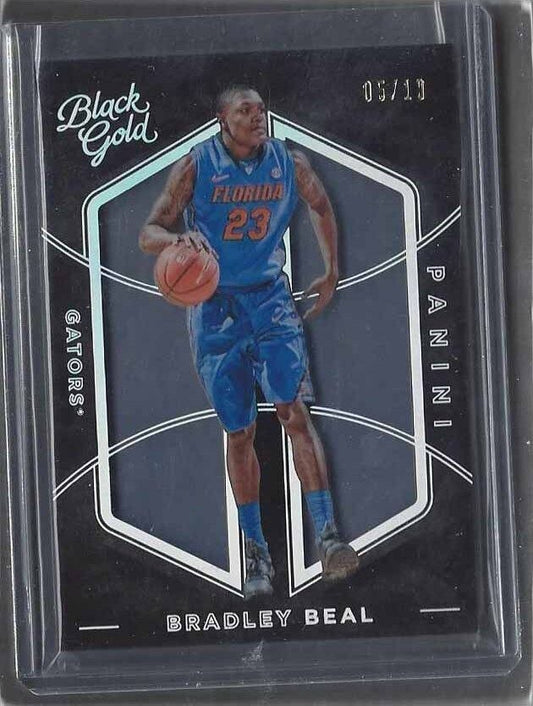 BRADLEY BEAL 2016 PANINI BLACK GOLD SILVER HOLOFOIL #D 5/10